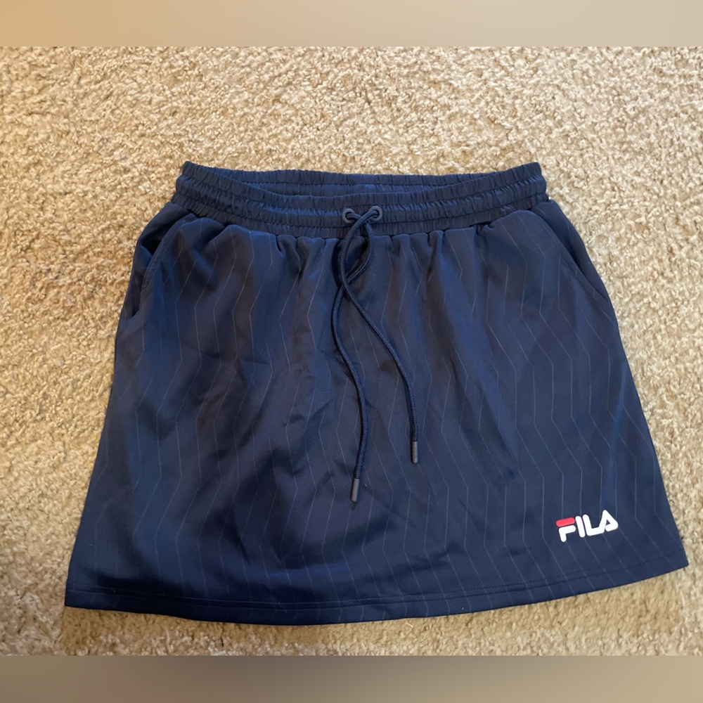 Fila Dark Blue Athletic Skirt Size Large